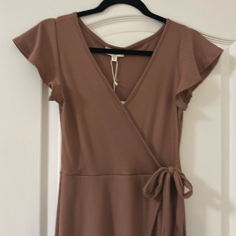 Adorable Wrap Look Dress!